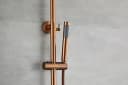 Øresund Duschsystem Sanddorn Kupfer 135 cm mit Thermostat Bild 5
