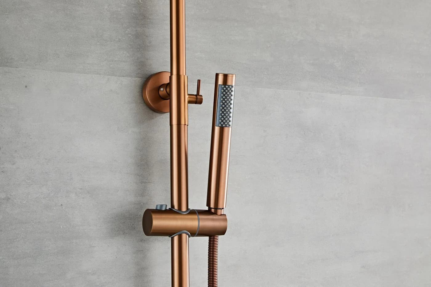 Øresund Duschsystem Sanddorn Kupfer 135 cm mit Thermostat - Bild 5