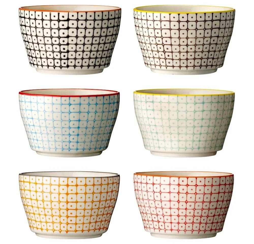 Bloomingville Carla Bowl Rot 6er Set Steingut - Bild 2