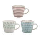 Bloomingville Patrizia Becher 3er Set Blau Steingut Bild 2