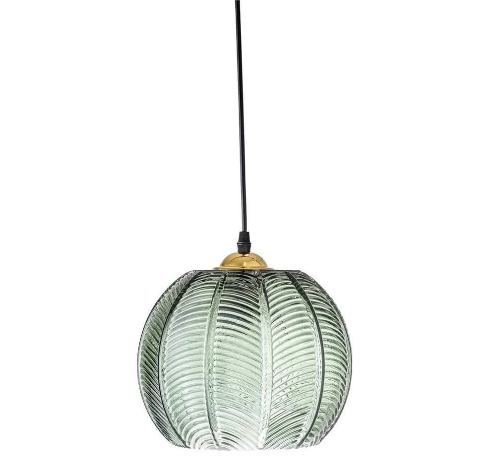 Bloomingville Pendelleuchte aus Glas E27 Braun oder Grün