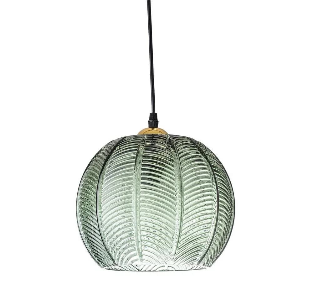 Bloomingville Pendelleuchte aus Glas E27 Braun oder Grün - Bild 2
