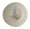 Bloomingville Suppenteller Bea 21cm Natur Steingut Blumenmotiv Bild 2