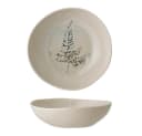 Bloomingville Suppenteller Bea 21cm Natur Steingut Blumenmotiv Bild 3