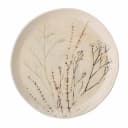 Bloomingville Servierteller Bea 27,5 cm Steingut Blumenmotiv Beige Bild 2