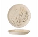 Bloomingville Servierteller Bea 27,5 cm Steingut Blumenmotiv Beige Bild 3