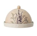 Bloomingville Bea Butterdose rund Natur Steingut Bild 4