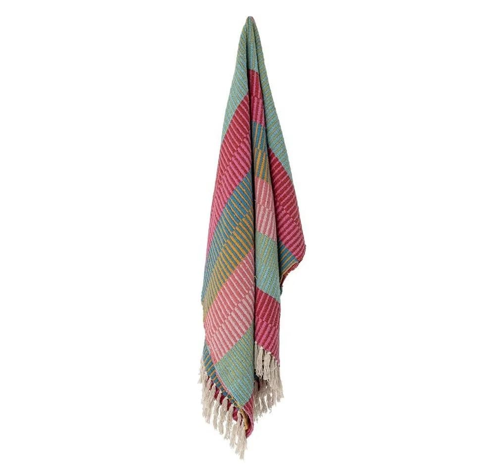 Bloomingville Isnel Decke Recycelte Baumwolle 160x130 cm