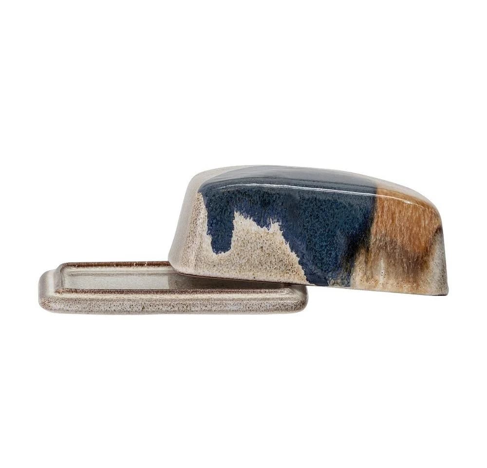 Bloomingville Jules Butterdose Grau Steingut