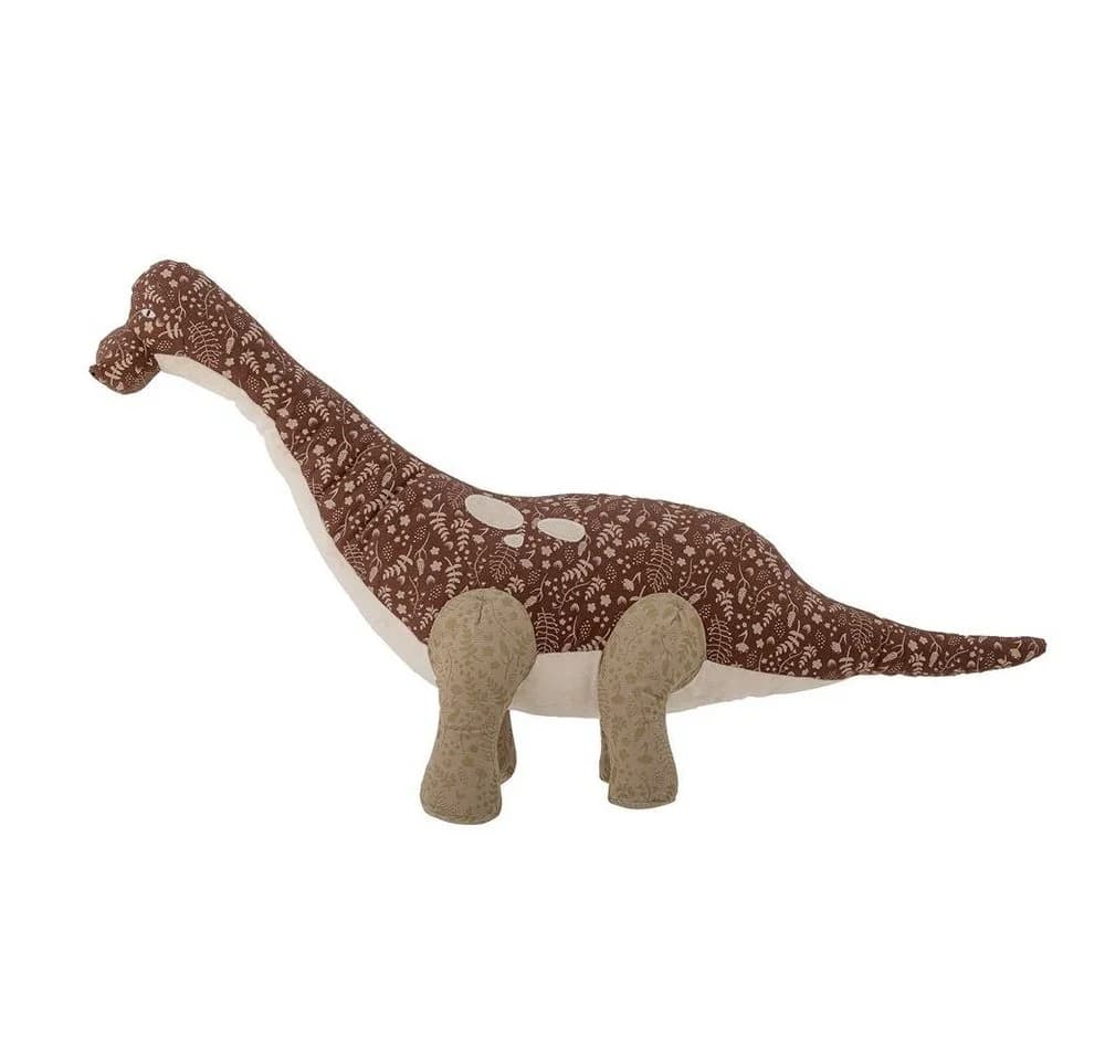Bloomingville Kuscheltier Momo Dinosaurier Braun Leinen