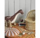 Bloomingville Kuscheltier Momo Dinosaurier Braun Leinen Bild 4