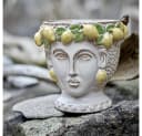 Bloomingville Blumentopf Limone Gelb Steingut Keramiktopf Bild 1