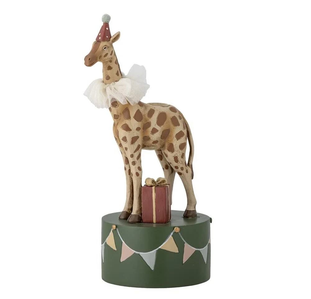 Bloomingville Kerzenständer Flor Zirkusgiraffe Braun Polyresin - Bild 2