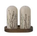Bloomingville Salz- / Pfefferstreuer Bea Set 3-tlg. Natur Steingut Bild 2