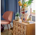 Bloomingville Kerzenhalter Mamie 2er Set Braun Steingut Bild 3