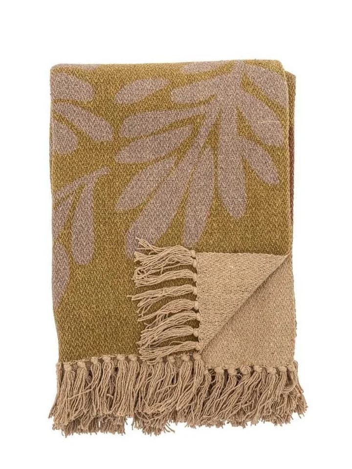 Bloomingville Decke Lark Gelb 130x160 cm - Bild 2