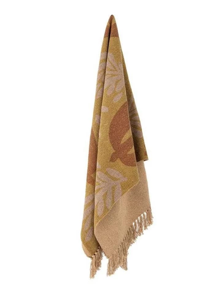 Bloomingville Decke Lark Gelb 130x160 cm - Bild 3