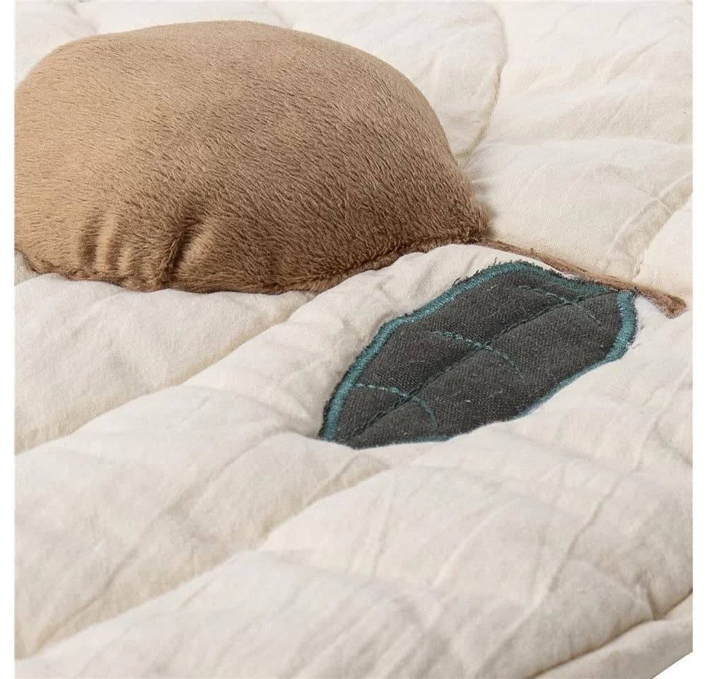 Bloomingville Spielmatte Agnes 100 cm Baumwolle Weiß