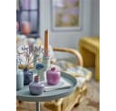 Bloomingville Kerzenhalter Trudy Vogel Steingut Handbemalt Blau Bild 3