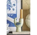 Bloomingville Kerzenhalter Trudy Vogel Steingut Handbemalt Blau Bild 4