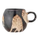 Bloomingville Becher Paula Schwarz Braun Beige Keramik mit Henkel Bild 2