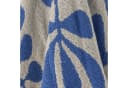 Bloomingville Decke Nevine Blau Creme Florales Muster 160x130 cm Bild 5