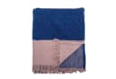 Wohndecke Bloomingville Cadeo Decke Blau Bild 2