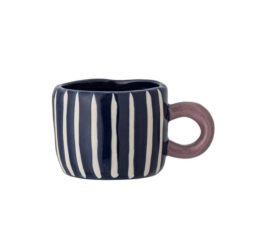 Bloomingville Tasse Nini Blue Steingut Handbemalt - Bild 2