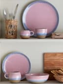Bloomingville Espresso Tasse Paula Rosa Blau mit Henkel Bild 3