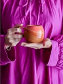 Bloomingville Paula Tasse Orange Steingut Bild 1