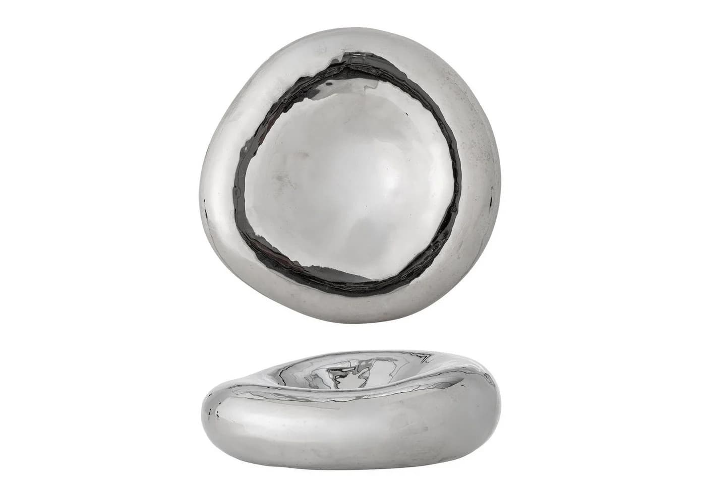 Bloomingville Shine Schale Silber Dekoschale Ø 18 cm - Bild 3