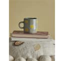 Bloomingville MINI Agnes Tasse Grün mit Zitronenmotiv Steingut Bild 3