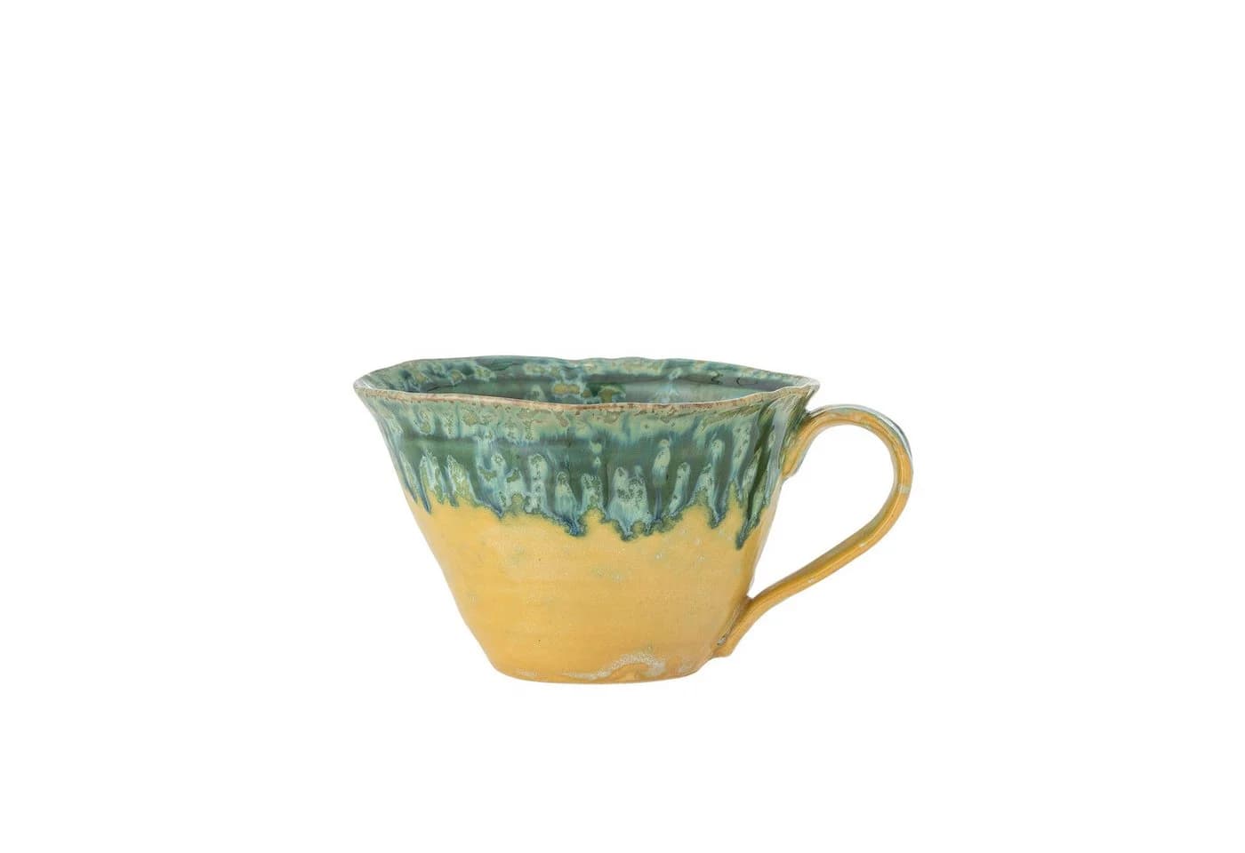 Bloomingville Milani Tasse Grün Steingut - Bild 2