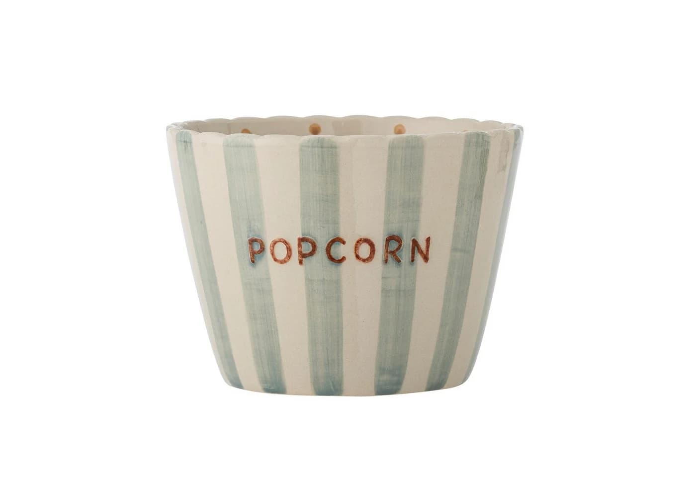 Bloomingville Snackschale POPCORN blau/orange Steinzeug - Bild 4