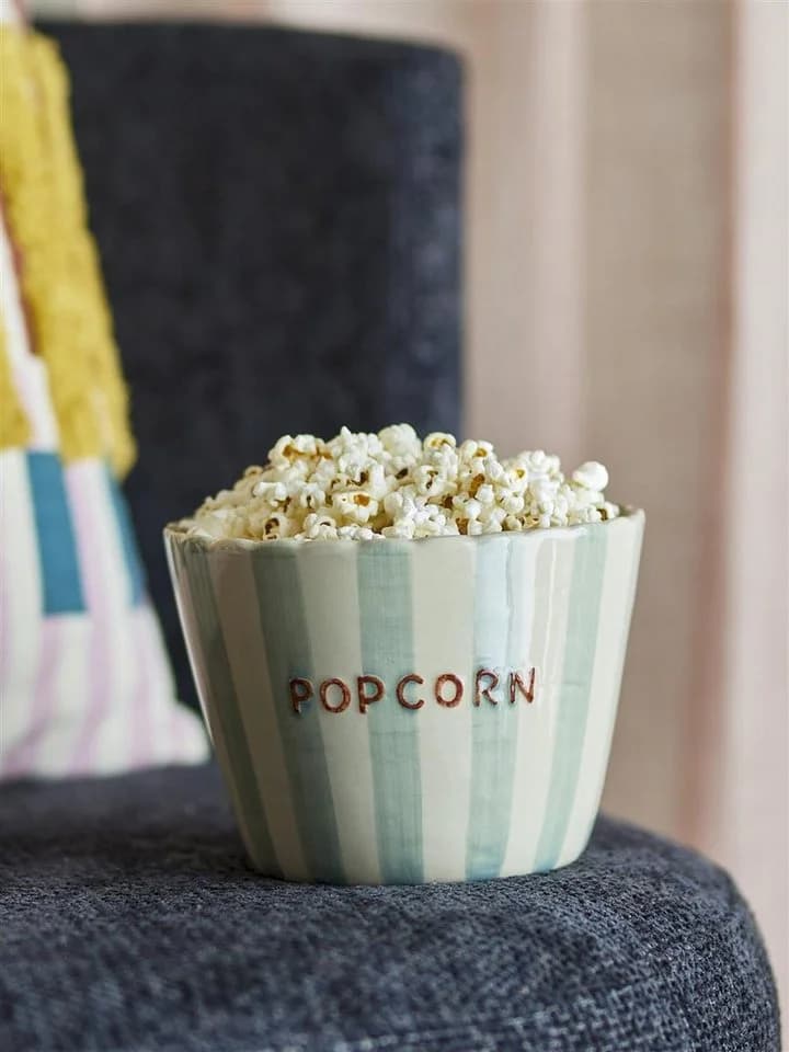 Bloomingville Snackschale POPCORN blau/orange Steinzeug - Bild 5