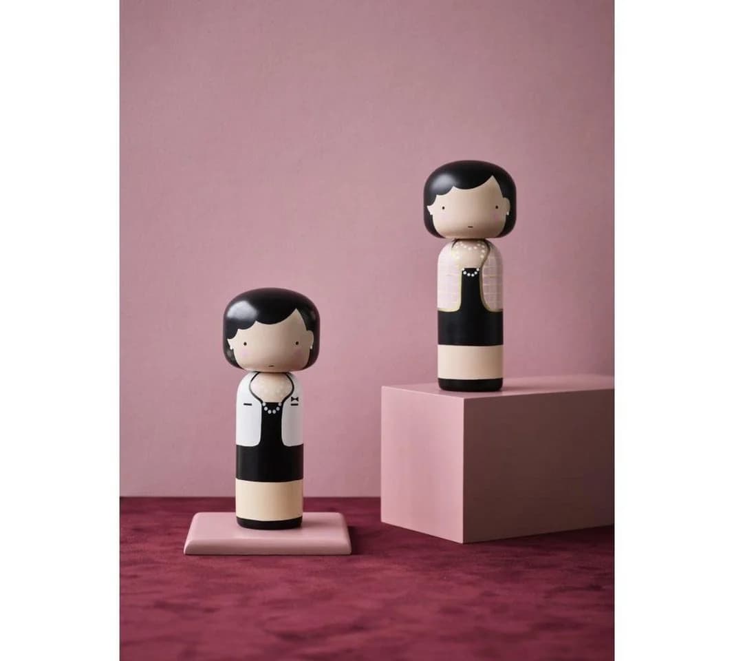 Lucie Kaas Dekofigur Holzfigur Sketch.inc Coco Pink Klein - Bild 3