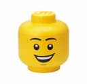 LEGO Iconic Storage Head Aufbewahrungsbox Gelb Bild 2