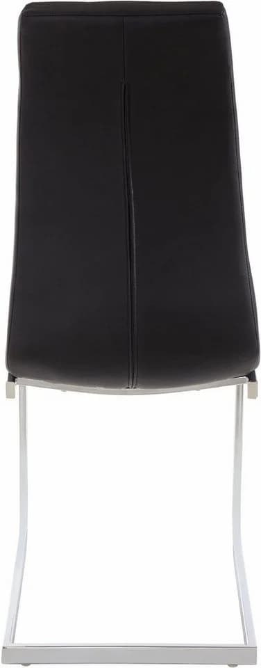 OTTO HOME Freischwinger Lola Schwarz Chrom Metallgestell - Bild 4