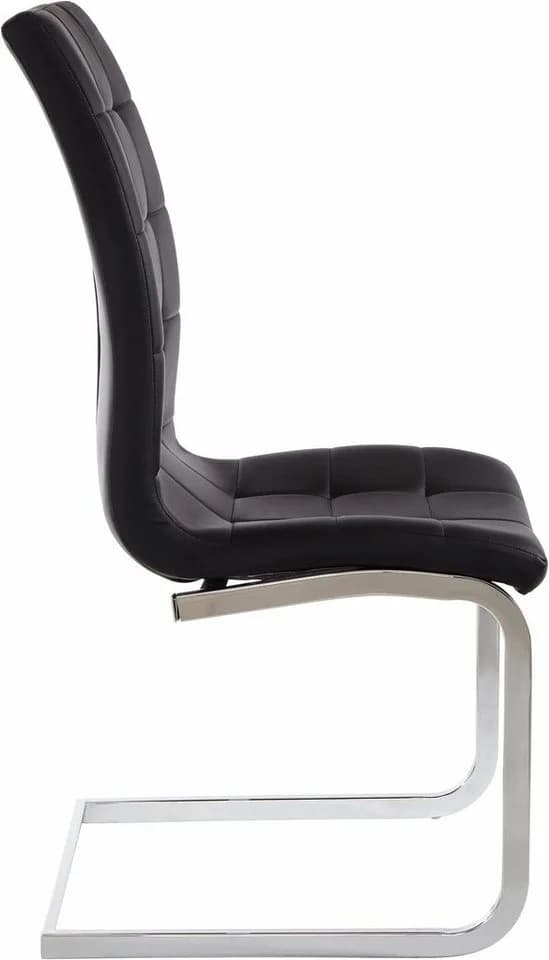 OTTO HOME Freischwinger Lola Schwarz Chrom Metallgestell - Bild 5
