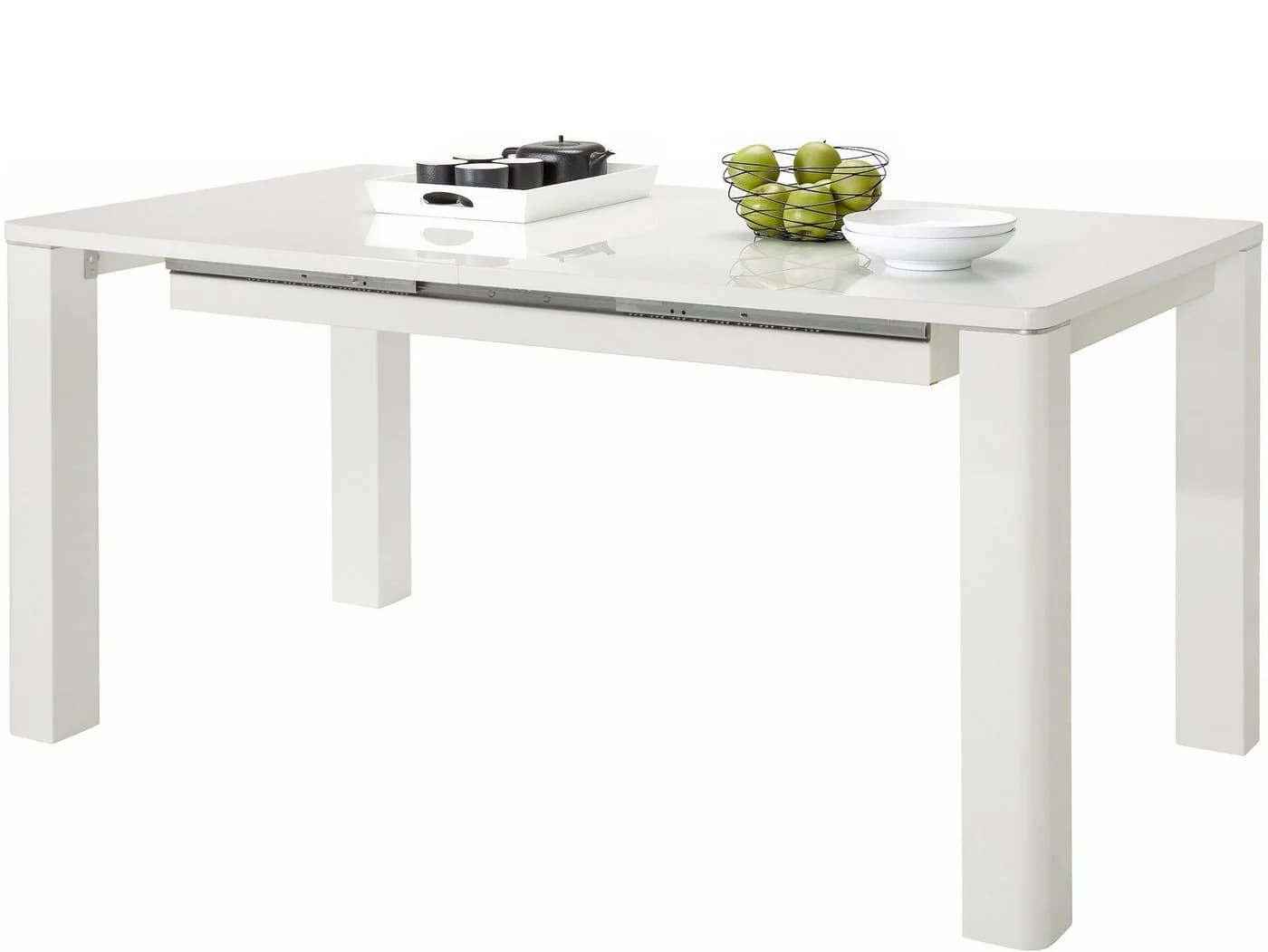 loft24 Esstisch Curtis Hochglanz Optik mit Tischerweiterung - Bild 5