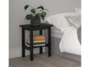 loft24 Nachttisch Trento Schwarz MDF Kiefer Modern Bild 1