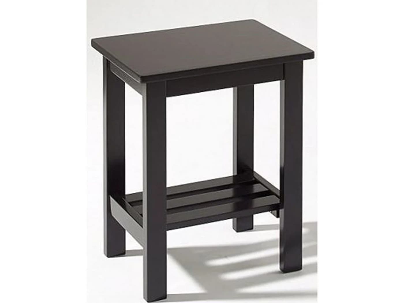 loft24 Nachttisch Trento Schwarz MDF Kiefer Modern - Bild 2