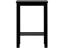 loft24 Nachttisch Trento Schwarz MDF Kiefer Modern Bild 3