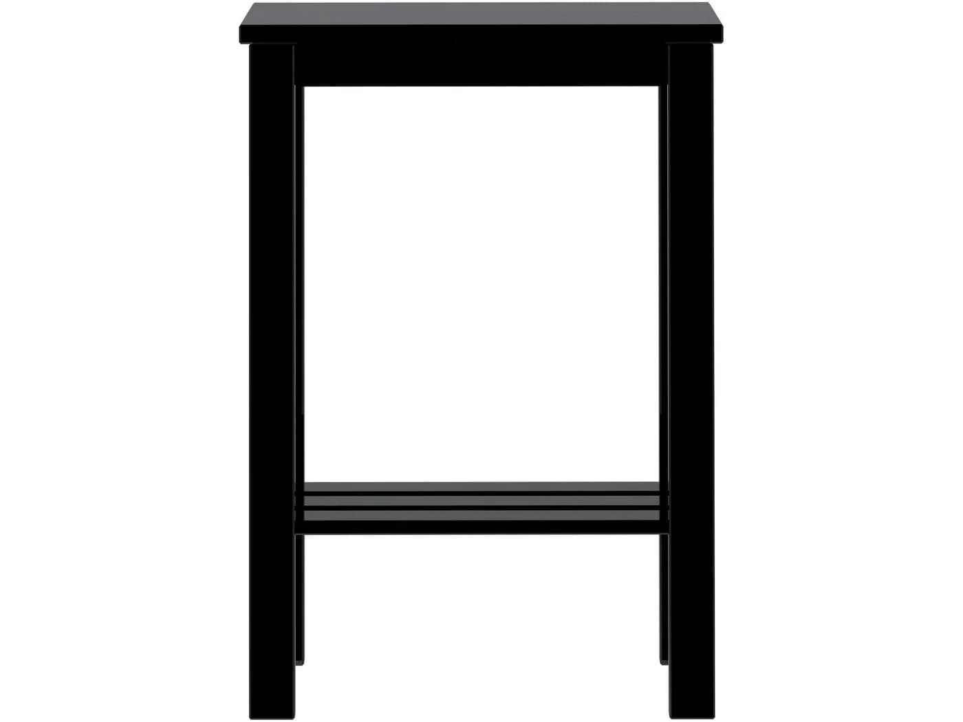 loft24 Nachttisch Trento Schwarz MDF Kiefer Modern - Bild 3