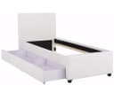 loft24 Bettschubkasten Margit 190 cm cremeweiß Kunstleder Bild 1