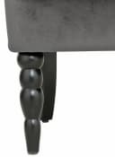loft24 Sessel Amanda Grau Samtvelours Polstersessel mit Armlehnen Bild 5