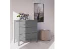loft24 Kommode Tango Grau 3 Schubladen MDF Bild 1