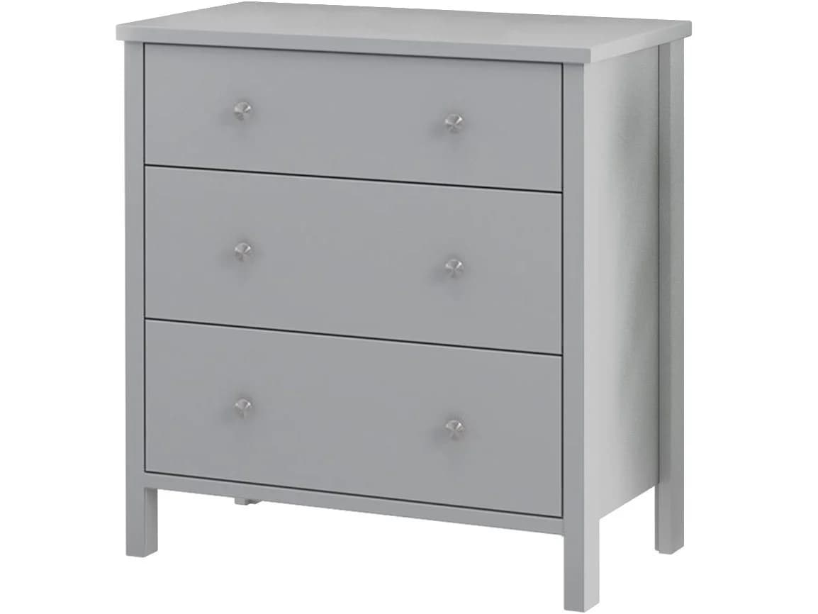 loft24 Kommode Tango Grau 3 Schubladen MDF - Bild 2