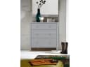 loft24 Kommode Tango Grau 3 Schubladen MDF Bild 3