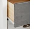 loft24 Schreibtisch Salvatore Weiß mit 3 Schubladen Landhausstil Bild 4